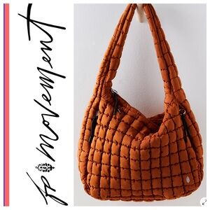 Free People Quilted Carryall Bag